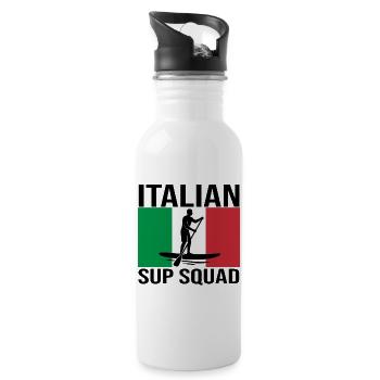 Italian SUP Crew Paddle Shirt - Water bottle with straw - white - Right