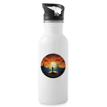 The Dreamers Legacy - Water bottle with straw - white - Right