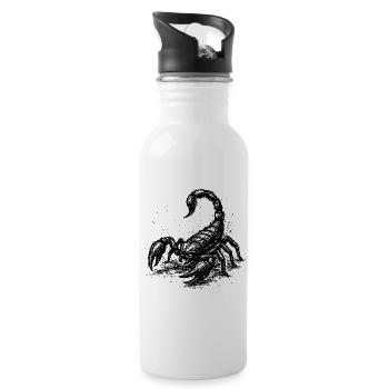 The Desert Stinger - Water bottle with straw - white - Right