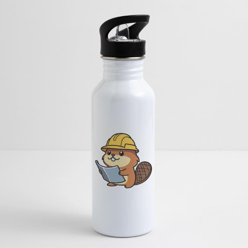 Beaver Builder Bob Plan of Builder Builder Builder Gourde avec paille intégrée
