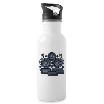 Sound Technology Design - Water bottle with straw - white - Right