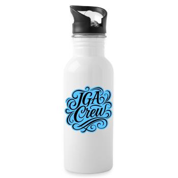 Jga Crew Junggesellenabschied - Trinkflasche mit integriertem Trinkhalm - Weiß - Rechts