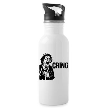 Cring Granny - Water bottle with straw - white - Right