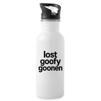 lost_goofy_goonen - Gourde avec paille intégrée - blanc - Droite