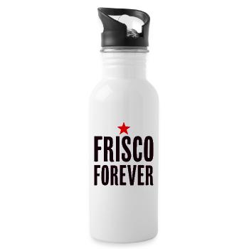 Frisco Forever San Francisco City Love - Gourde avec paille intégrée - blanc - Droite