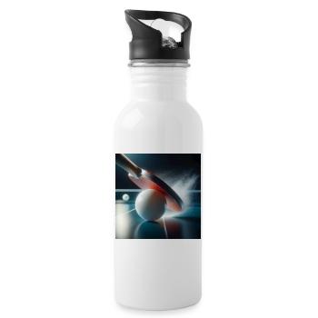 Sports, table tennis - Water bottle with straw - white - Right