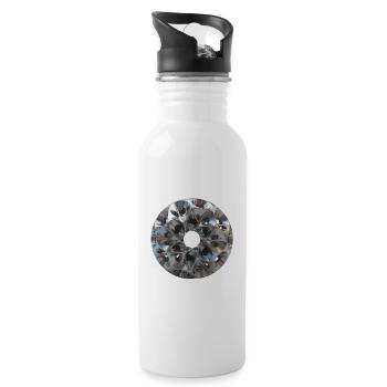 Titanium - Trinkflasche mit integriertem Trinkhalm - Weiß - Rechts