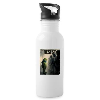 Frog Resist Portland - Trinkflasche mit integriertem Trinkhalm - Weiß - Rechts