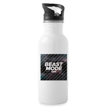 Beast Mod... One - Water bottle with straw - white - Right