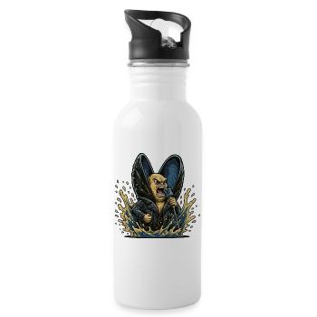 Mussel Rocker with Microphone - Water bottle with straw - white - Right