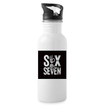 Sox Seven Squelette Main - Gourde avec paille intégrée - blanc - Droite