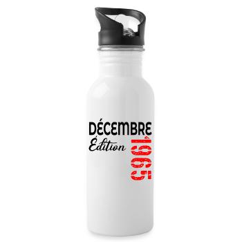 December 1965 Anniversary Edition - Water bottle with straw - white - Right