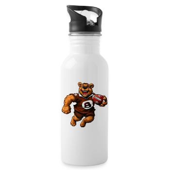 Bears Rugby - Water bottle with straw - white - Right