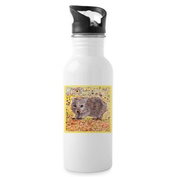 Wombat - Water bottle with straw - white - Right