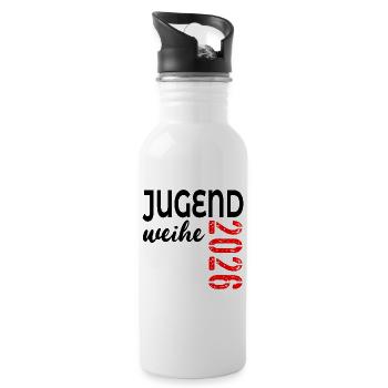 Gifts for the Youth Consecration 2026 - Water bottle with straw - white - Right