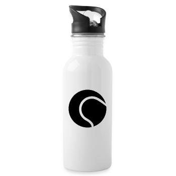 Tennis ball - Water bottle with straw - white - Right