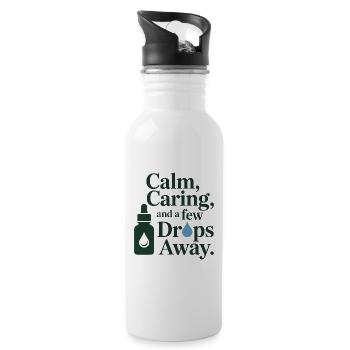 Homeopathy Calm Caring Drops Away Professional  - Water bottle with straw - white - Right