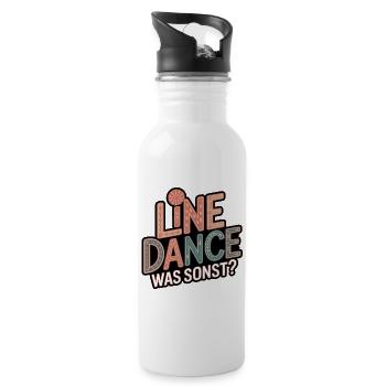 Line Dance What else? - Water bottle with straw - white - Right