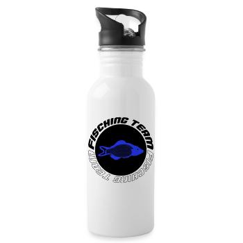 Fishing Team - Water bottle with straw - white - Right