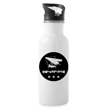 Badge Deltaplane Aventure Vol Libre - Gourde avec paille intégrée - blanc - Droite