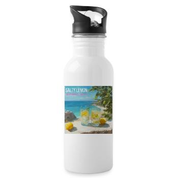 Magic Salt Lemon Beach 87 - Gourde avec paille intégrée - blanc - Droite