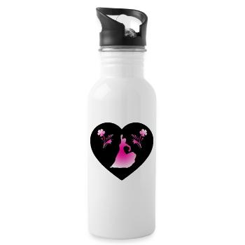 Dance - Water bottle with straw - white - Right