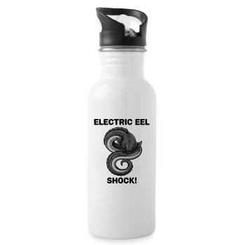 Anguille Électrique Shock Eel - Gourde avec paille intégrée - blanc - Droite