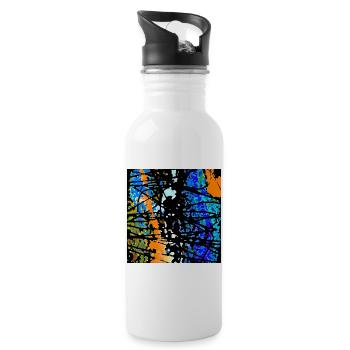 shrojrhs - Water bottle with straw - white - Right