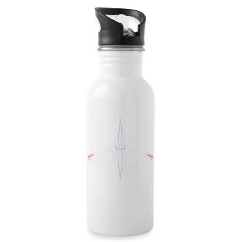 Row - Water bottle with straw - white - Right