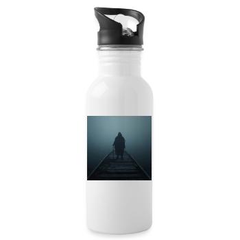 Soul Carrier – Death on the Bridge - Water bottle with straw - white - Right