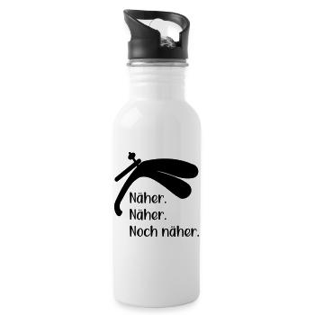 Spekulum Frauenarztbesuch - Trinkflasche mit integriertem Trinkhalm - Weiß - Rechts