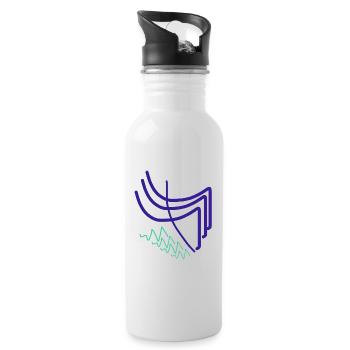 What do I give an artist? - Water bottle with straw - white - Right