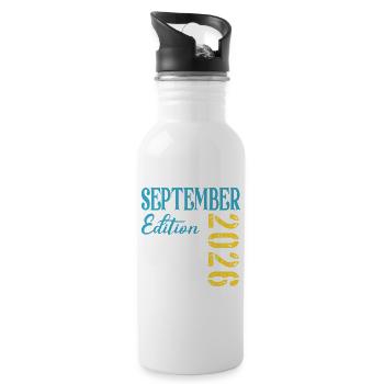 Baby birth September 2026 - Water bottle with straw - white - Right