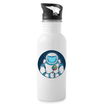 Sweet Galaxy Astronaut - Gourde avec paille intégrée - blanc - Droite
