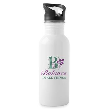 Balance_ _all_the_time - Gourde avec paille intégrée - blanc - Droite