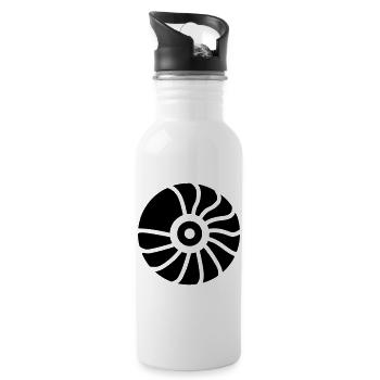 Amonnite - Water bottle with straw - white - Right