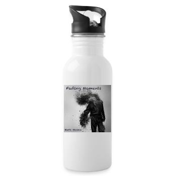 Fading Moments: by Mark Noone  - Water bottle with straw - white - Right