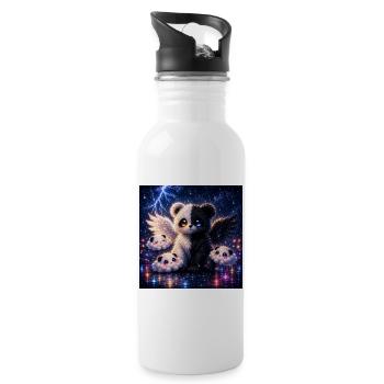 Echo Panda – Dual Spirit Edition - Trinkflasche mit integriertem Trinkhalm - Weiß - Rechts