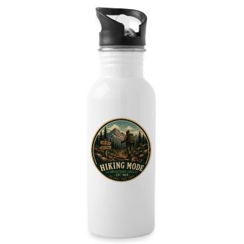 Mode randonnée Vintage Adventure Graphique - Gourde avec paille intégrée - blanc - Droite
