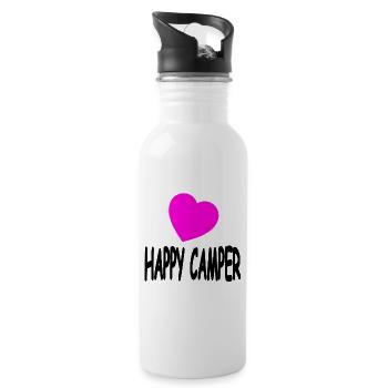 Camper - Trinkflasche mit integriertem Trinkhalm - Weiß - Rechts