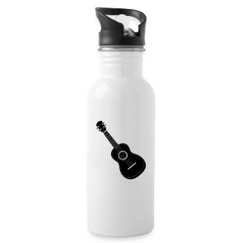 Ukulele - Water bottle with straw - white - Right