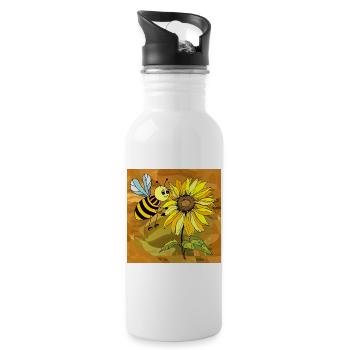 insect - Water bottle with straw - white - Right