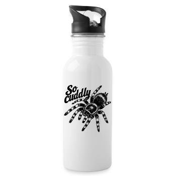 Spider Lover - Water bottle with straw - white - Right