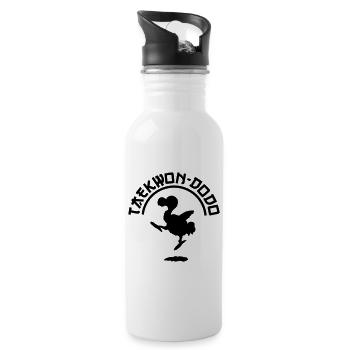 Taekwon-dodo - Water bottle with straw - white - Right