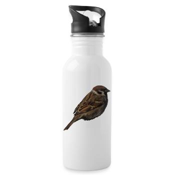 Spatz2 - Trinkflasche mit integriertem Trinkhalm - Weiß - Rechts