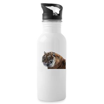 Bengal tiger - Water bottle with straw - white - Right