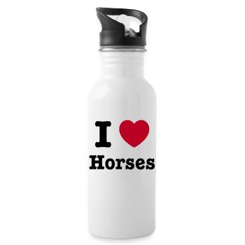 This design lets you change all colours - I love - Water bottle with straw - white - Right