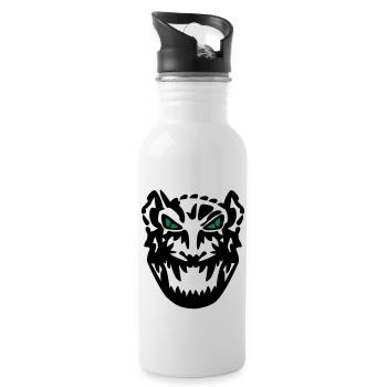 tiger_ear_vec_2 de - Trinkflasche mit integriertem Trinkhalm - Weiß - Rechts