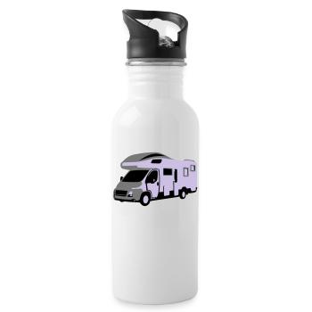 Camper - Water bottle with straw - white - Right