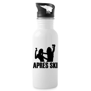 Apres Ski Bunnys - Gourde avec paille intégrée - blanc - Droite